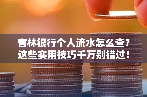 吉林银行个人流水怎么查?这些实用技巧千万别错过!