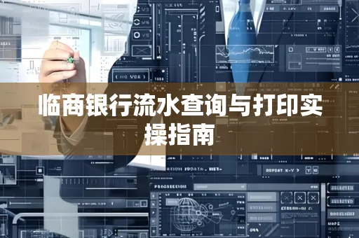 临商银行流水查询与打印实操指南