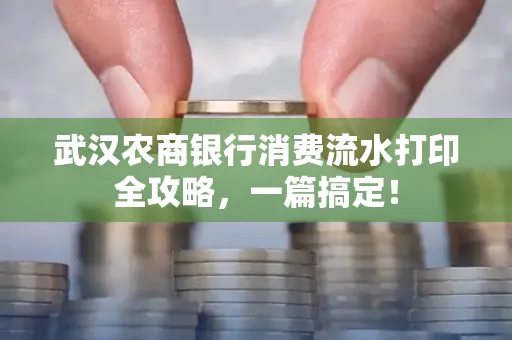 武汉农商银行消费流水打印全攻略,一篇搞定!